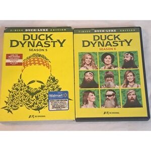 Duck Dynasty Seasons 5 & 6 DVD Lot (Duck-Luxe Edition) A&E 4 Discs Clean